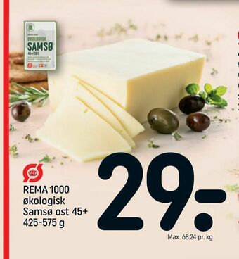 REMA 1000 REMA 1000 økologisk Samsø ost 45+ tilbud