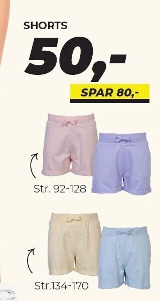 Dansk Outlet Shorts tilbud
