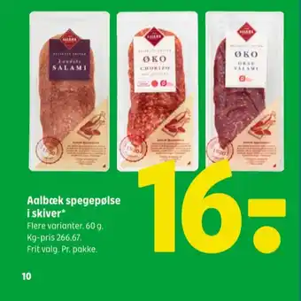 Coop 365 Aalbæk specialiteter oksesalami tilbud