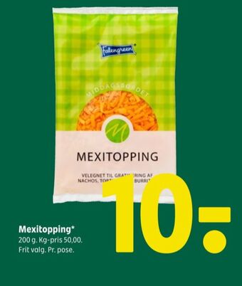 Coop 365 Falengreen revet ost mexitopping tilbud
