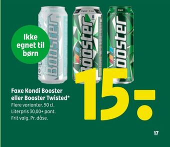 Coop 365 Booster energidrik tilbud