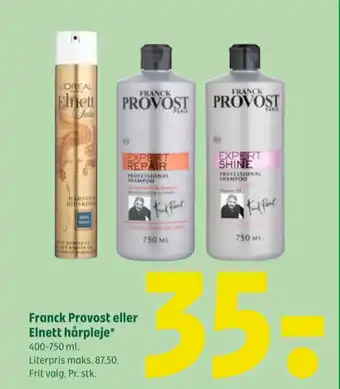 Coop 365 Franck provost shampoo tilbud