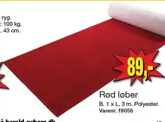 Harald Nyborg Rød løber tilbud