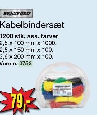 Harald Nyborg Kabelbinder tilbud