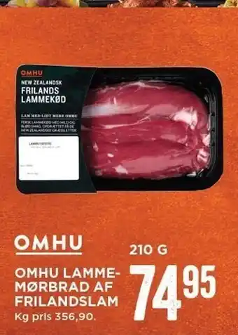 OMHU lammemørbrad af frilandslam