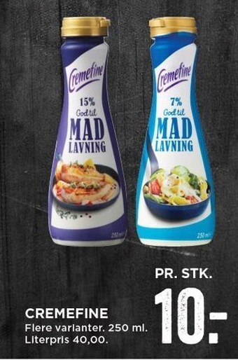 MENY Cremefine tilbud