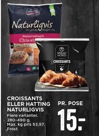 Croissants el. Hatting naturligvis