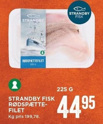 MENY Strandby fisk rødspættefilet tilbud