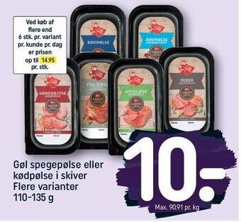 REMA 1000 Spegepølse tilbud