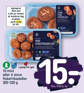 REMA 1000 Fiskefrikadeller tilbud