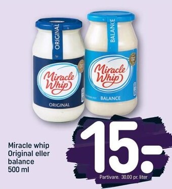 REMA 1000 Miracle whip tilbud