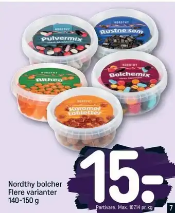 REMA 1000 Bolcher tilbud