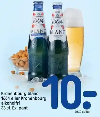REMA 1000 Kronenbourg blanc 1664 el. Kronenbourg alkoholfri tilbud