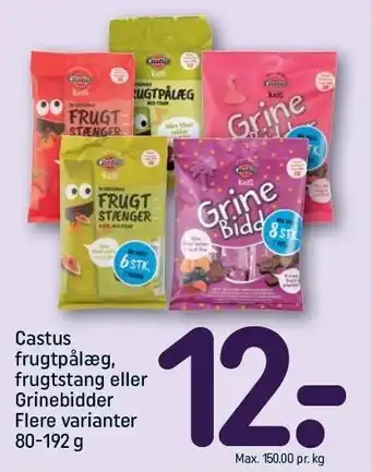 REMA 1000 Castus frugtpålæg, frugtstang el. grinebidder tilbud