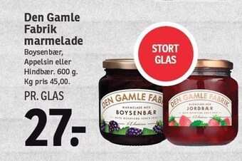 Den Gamle Fabrik marmelade