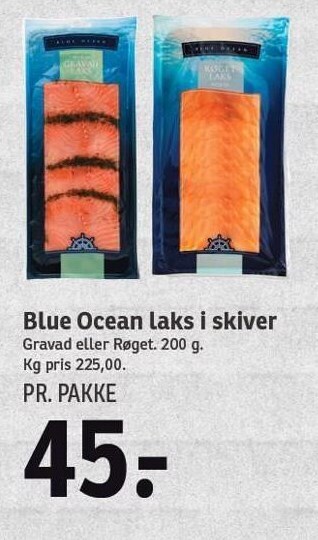Blue Ocean laks i skiver