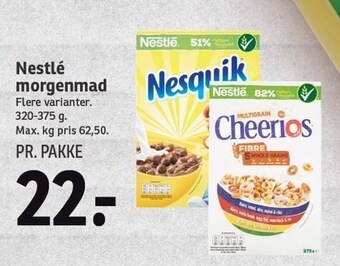 SPAR Nestlé morgenmad tilbud