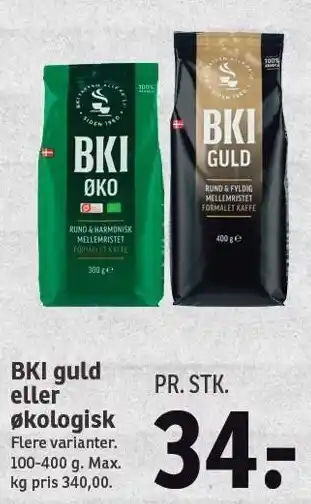 SPAR BKI guld el. øko tilbud