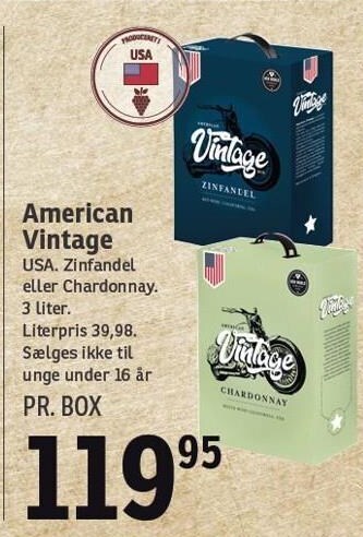 SPAR American Vintage tilbud