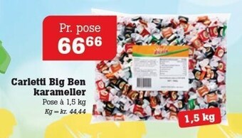 Poetzsch Padborg Carletti Big Ben karameller tilbud