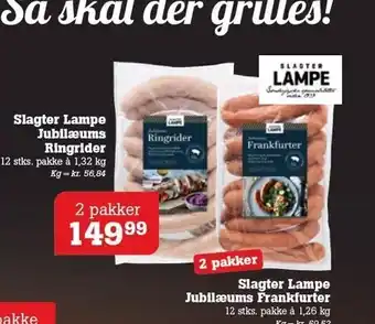 Poetzsch Padborg Slagter Lampe Jubilæums Ringrider el. Frankfurter tilbud