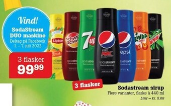 Poetzsch Padborg Sodastream sirup tilbud