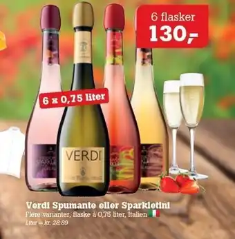 Verdi Spumante el. Sparkletini