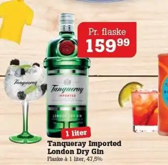 Poetzsch Padborg Tanqueray imported London dry Gin tilbud