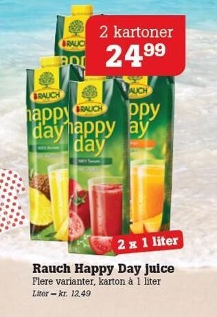 Poetzsch Padborg Rauch Happy Day Juice tilbud