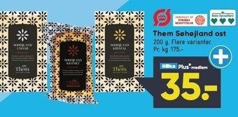 Bilka Them Søhøjland ost tilbud