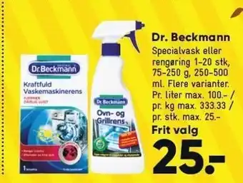 Bilka Dr. Beckhmann tilbud