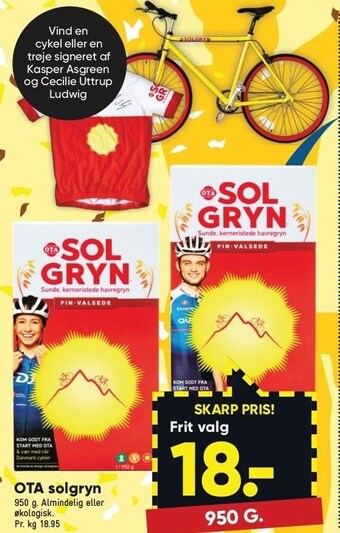 Bilka OTA solgryn tilbud