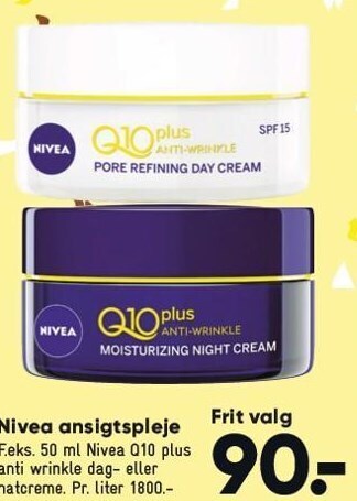 Bilka Nivea ansigtspleje tilbud