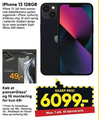Bilka iPhone 13 128GB tilbud