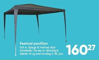 Bilka Festival pavilion tilbud