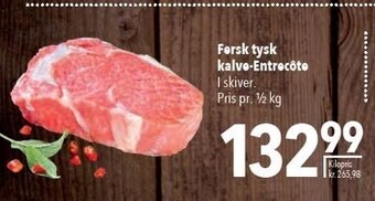 Citti Fersk tysk kalve entrecote tilbud