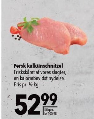 Citti Fersk kalkunschnitzel tilbud
