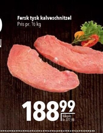 Citti Fersk tysk kalveschnitzel tilbud