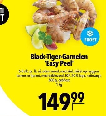 Citti Black-Tiger garnelen easy peel tilbud