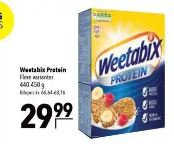 Citti Weetabix Protein tilbud