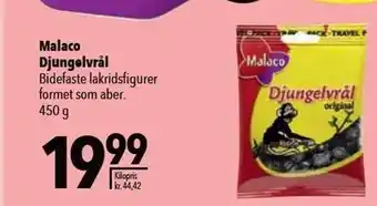 Citti Malaco djunglevrål tilbud
