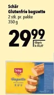 Citti Schär Glutenfrie baguette tilbud