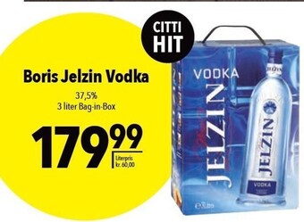 Citti Boris Jelzin Vodka tilbud