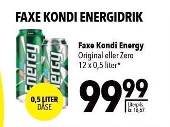 Citti Faxe Kondi Energy tilbud