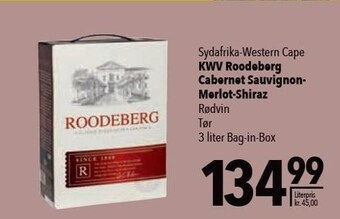 Citti KWV Roodeberg Cabernet Sauvignon-merlot-shiraz tilbud
