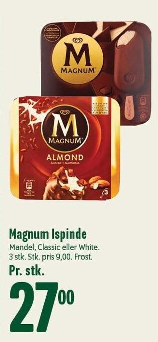 Min Købmand Magnum ispinde tilbud