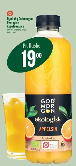 Min Købmand Rynkeby Godmorgen øko appelsinjuice tilbud