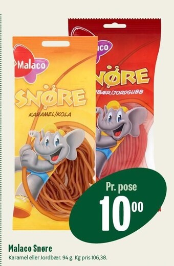 Min Købmand Malaco Snøre tilbud