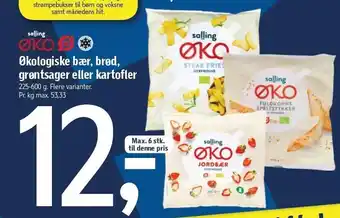 Føtex Økologiske bær, brød, grøntsager el. kartofler tilbud