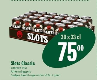 Min Købmand Slots Classic tilbud